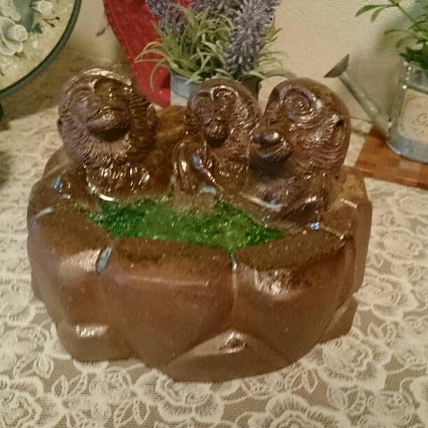 今年の干支、猿の備前焼