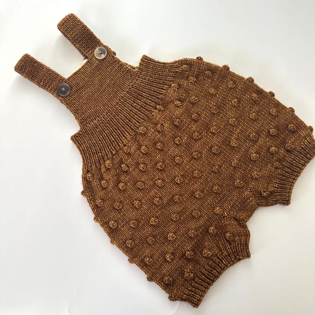 misha and puff◇18-24m popcorn romper