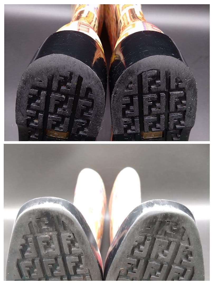 FENDI FFロゴ レインブーツ 36サイズ 長靴 雨靴