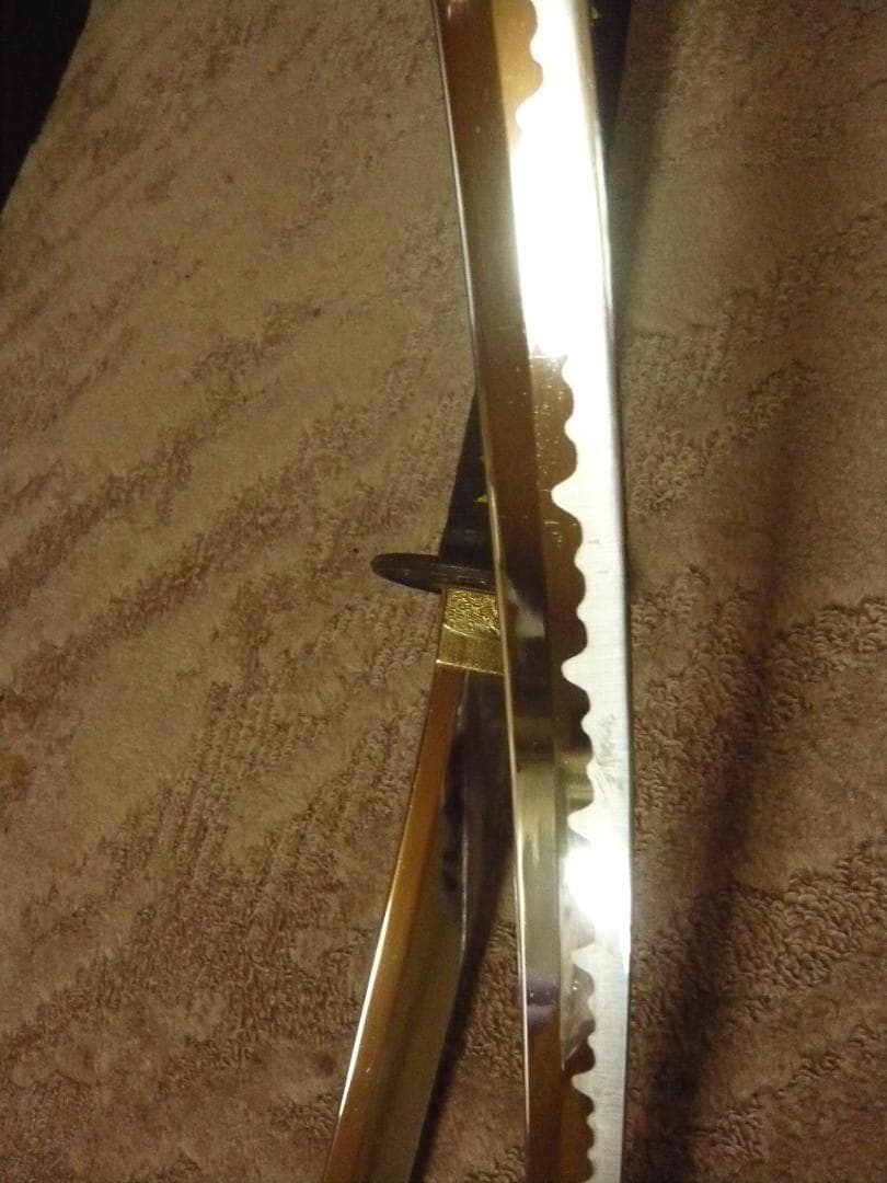 模造刀　大小2本セット　重さ大刀1200g、小刀700g下緒解け　並上