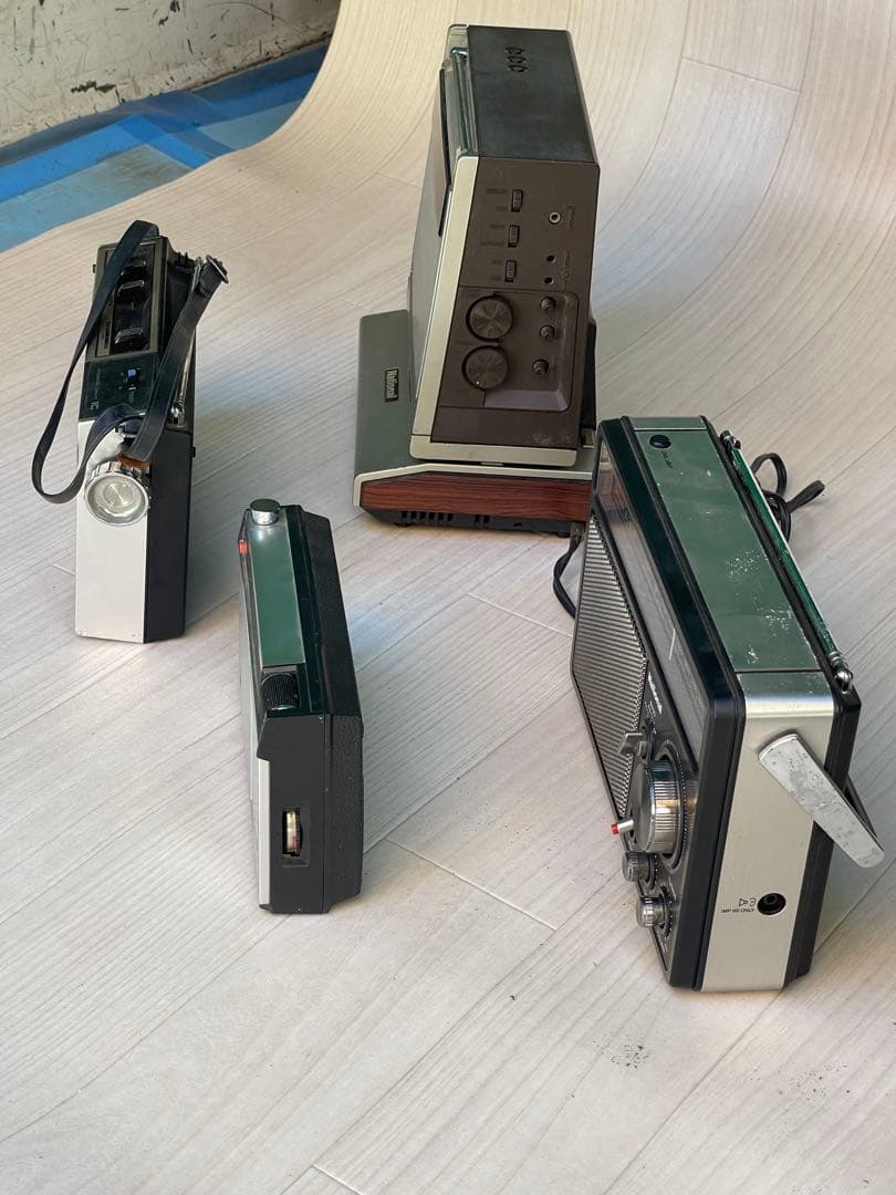 は*ん様 Nationalビンテージラジオ4台(ジャンク品)