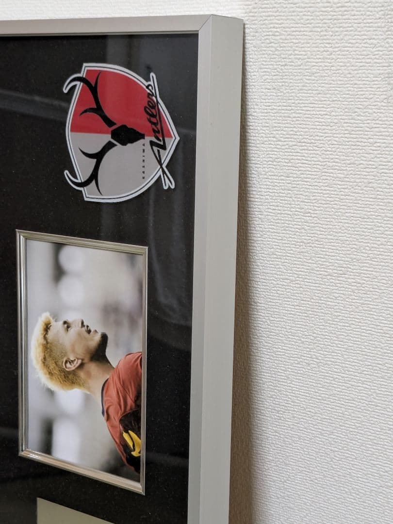 【鹿島アントラーズ】鈴木優磨月間MVP受賞祈念特製フレームユニフォームおまけ付き