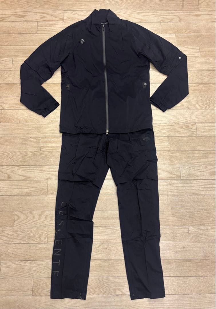 デサントゴルフ ナイロン レインウェア セットアップ