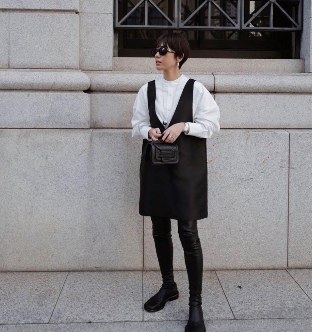 MACHATT マチャット サテンツイル ミニドレス ワンピース