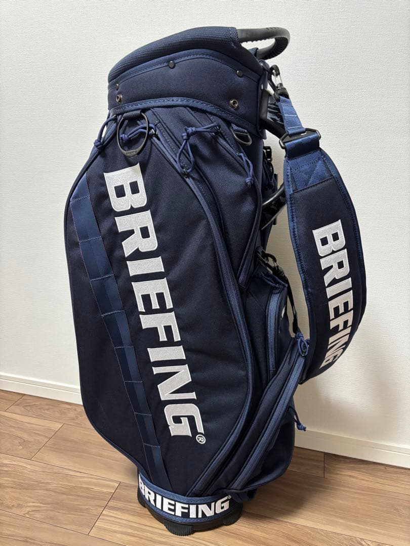 【美品】BRIEFING CR-5 #03 ネイビー 4分割 キャディバッグ