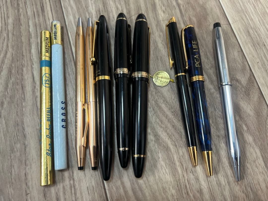 万年筆 ボールペン セット まとめ ゴールド 金 14K