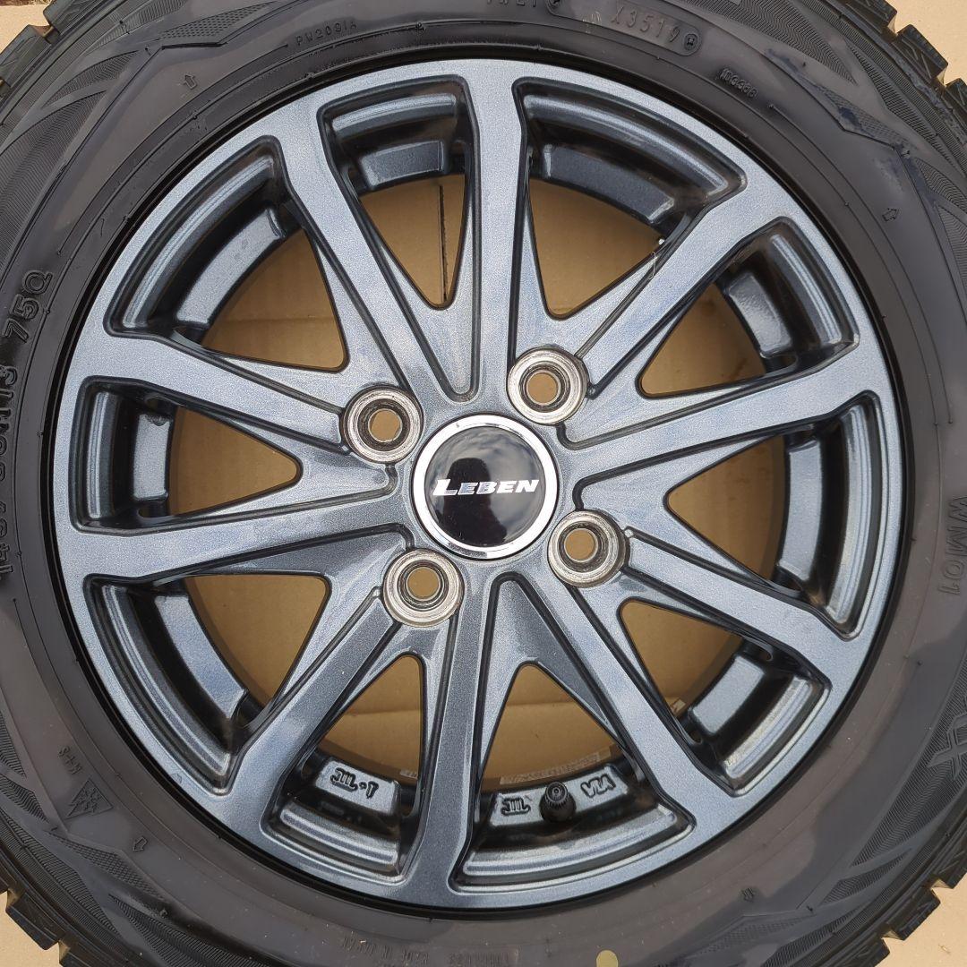 タント145/80R13 LEBEN 13インチ ホイールセット MAXXIS