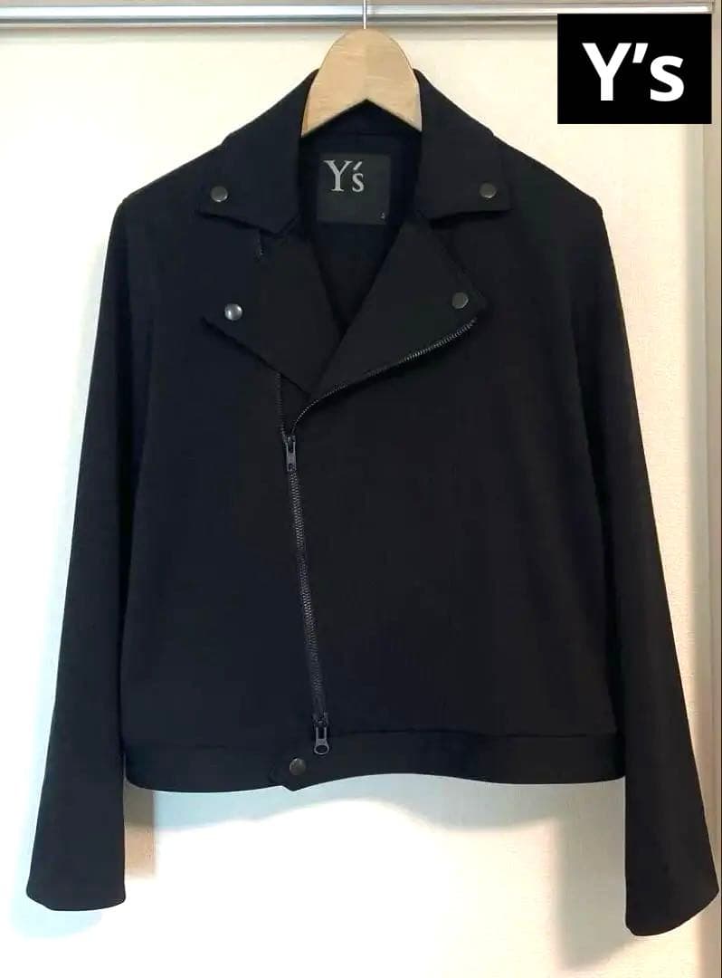 Y's ブラック ライダースジャケット サイズ2