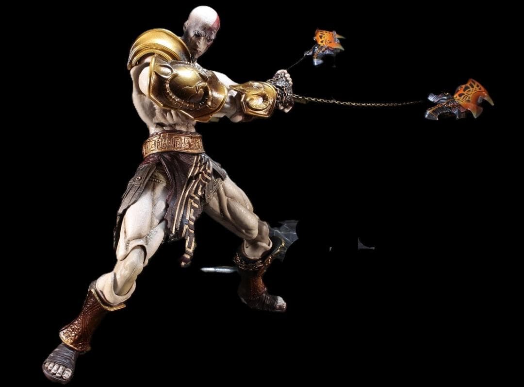 中古　PLAY ARTS改 クレイトス （GOD OF WAR）