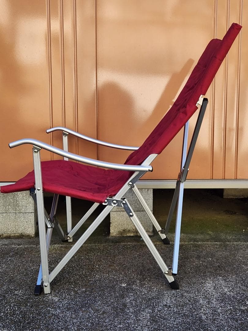 小川キャンパル リラックスアームチェア 1956 レッド系 2脚セット