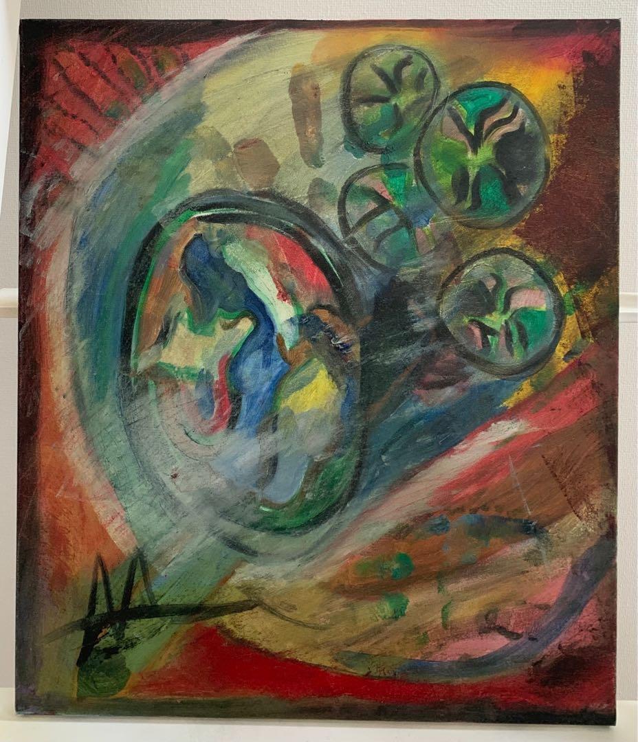 タイムマシーン　油絵アート