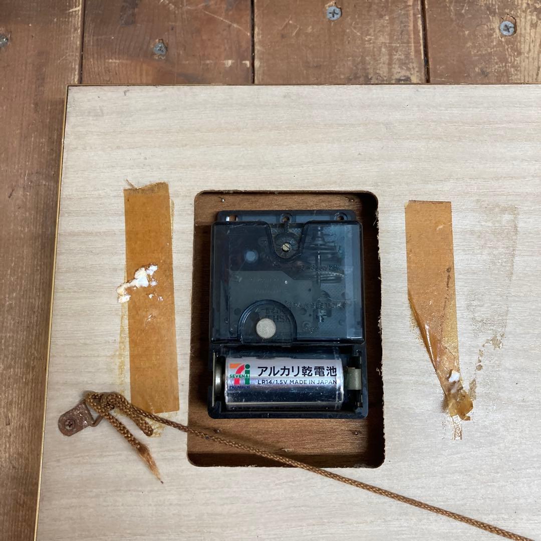 E-3 【希少・当時物】SL C62 2 パネル時計 蒸気機関車 壁掛け時計 鉄