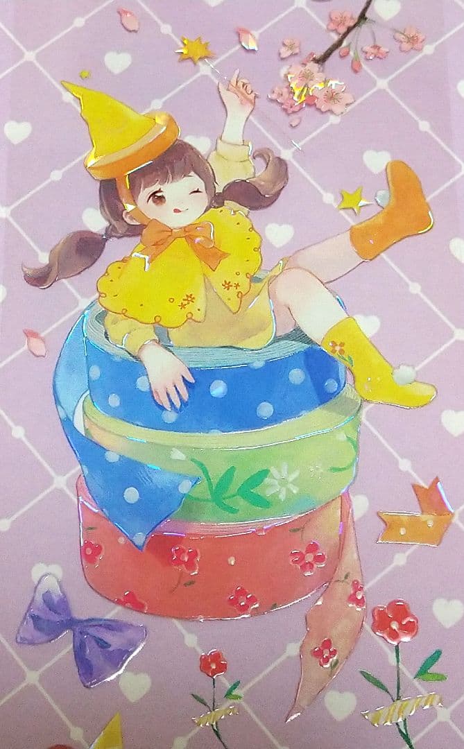 ✩のこり２✩J784▶甜妹魔法师(贝壳光)欣甜切り売り海外人物マステ女の子苜暖