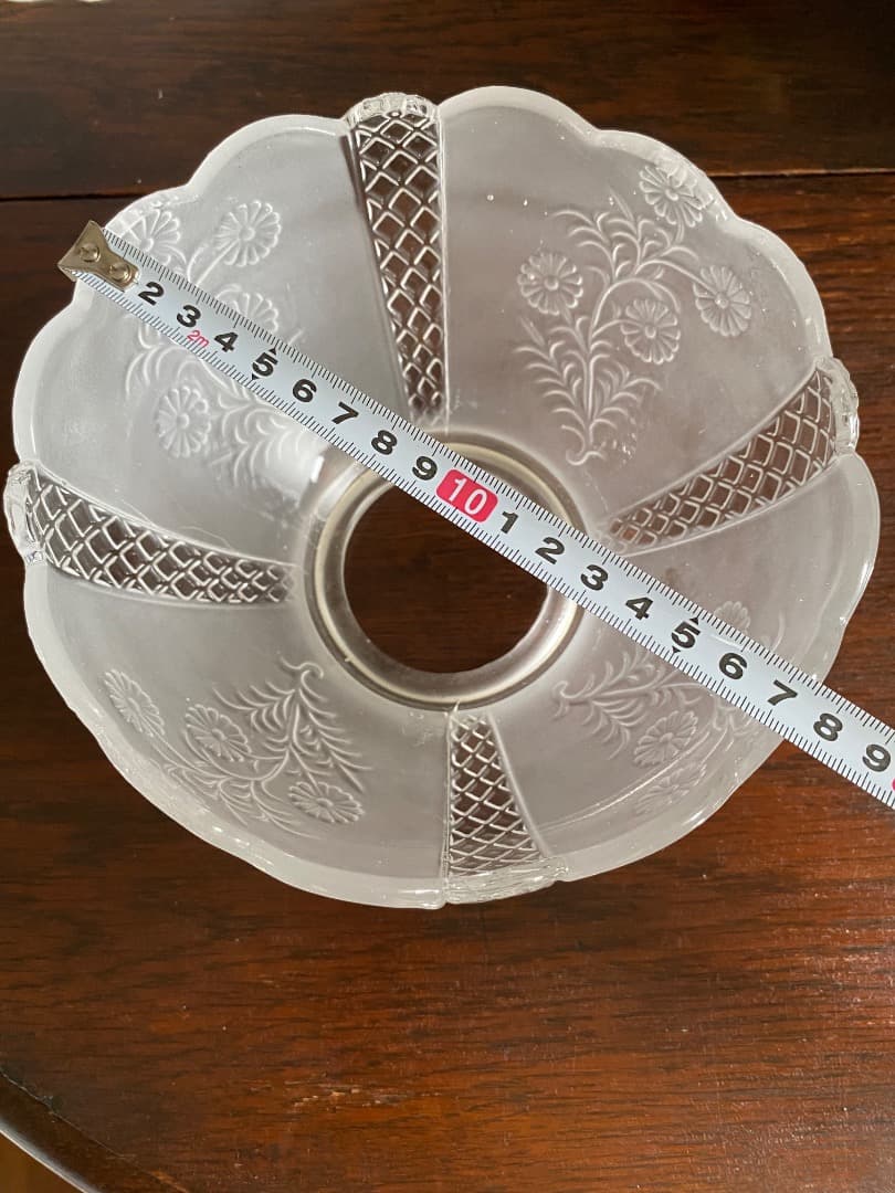 American retroヴィンテージ フロストガラスシェードペンダント照明