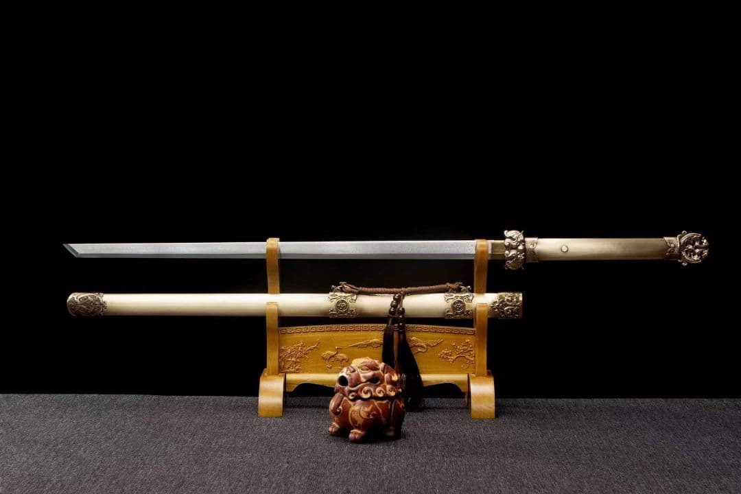 神嘯環首唐刀-模様鋼 古兵器 武具　刀装具　日本刀　模造刀 居合刀