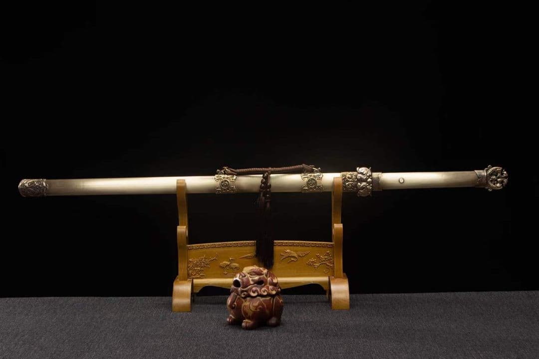 神嘯環首唐刀-模様鋼 古兵器 武具　刀装具　日本刀　模造刀 居合刀