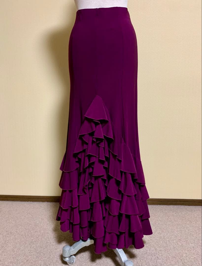 フラメンコ衣装　ソニアジョーンズブラウスとフリルファルダの上下セット