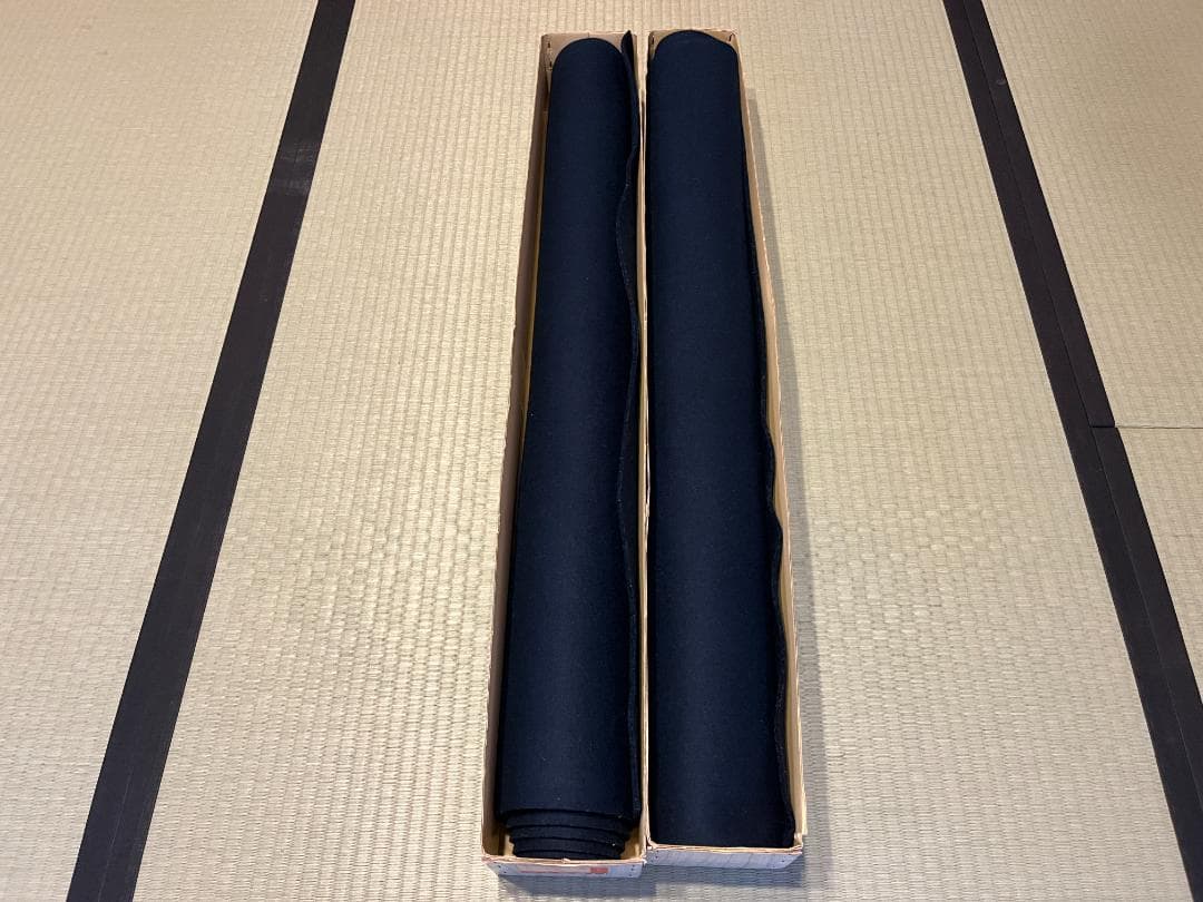 紺　毛氈　2本セット