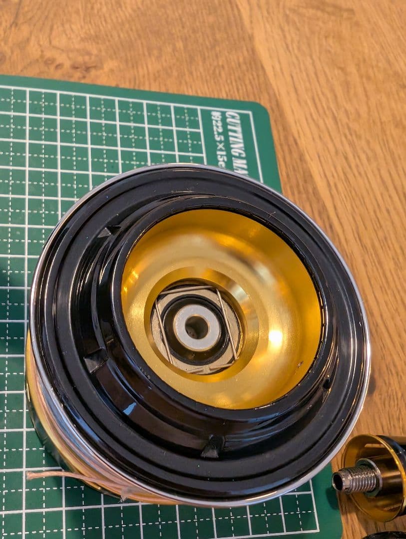 機関良好　シマノ　19　ステラsw　 14000XG　左巻き　社外ハンドルノブ付