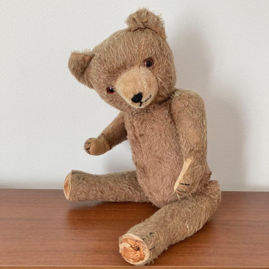 アンティークベア　テディベア　ミルクティー　ドイツ　ヴィンテージ