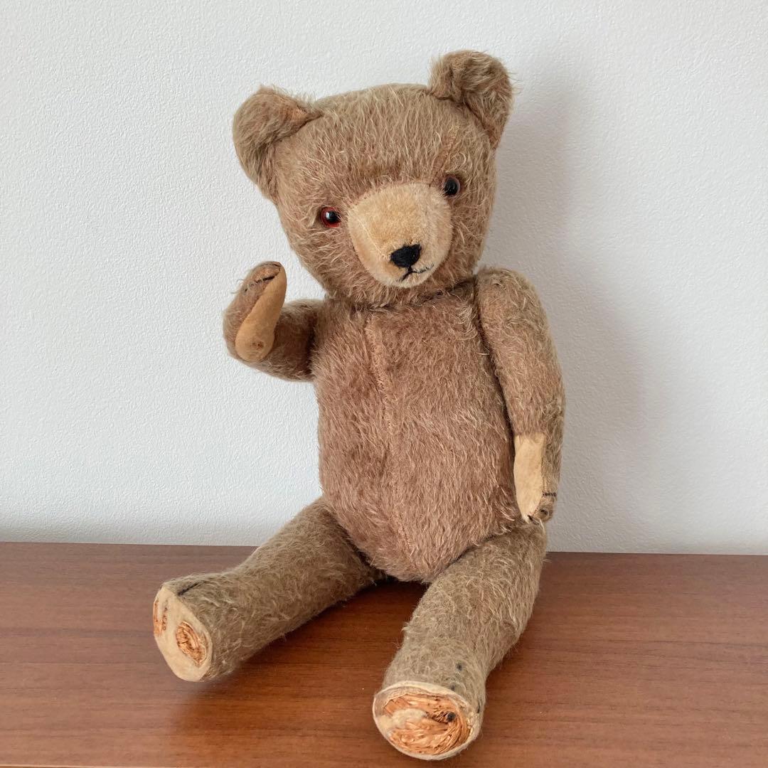 アンティークベア　テディベア　ミルクティー　ドイツ　ヴィンテージ