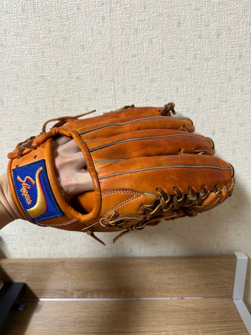 久保田スラッガー 軟式グローブ 外野手用　KSN-23SE オレンジ