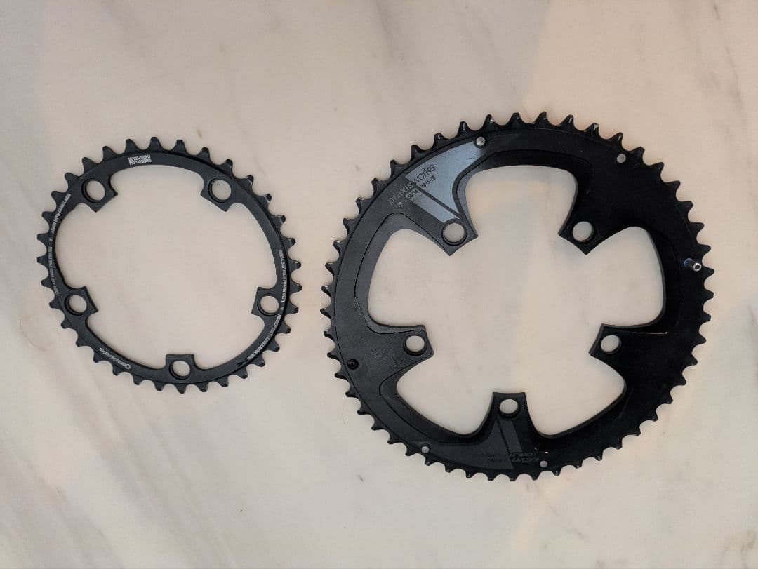 プラクシスワークス チェーンリング 50/34T BCD110 美品