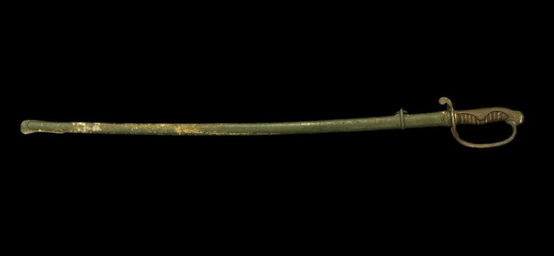 軍刀 指揮刀 模造刀 軍物 全長-約90.5cm 樋あり 旧日本軍