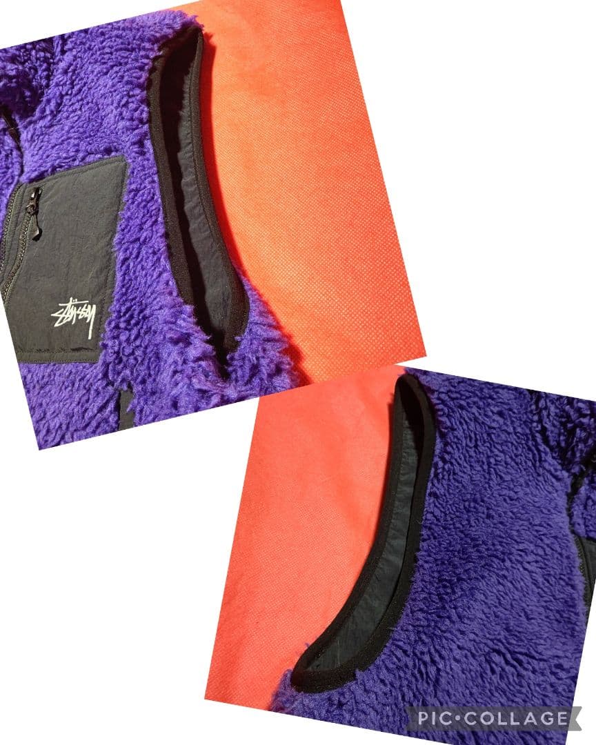 【希少・美品 】STUSSY / ステューシー リバーシブル ボアベスト