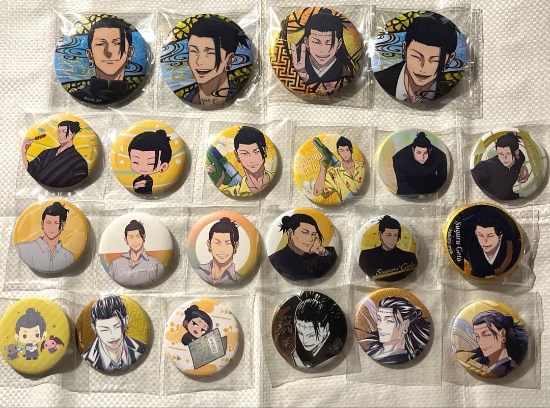 呪術廻戦　夏油傑　まとめ売り40点以上　缶バッジ　アクリルキーホルダー