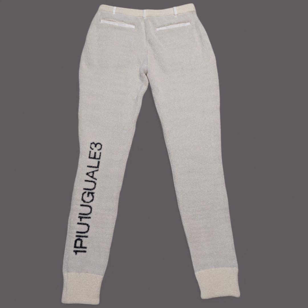 【美品】1PIU1UGUALE3 GOLF×戸賀敬城 シャギーリブパンツ XL