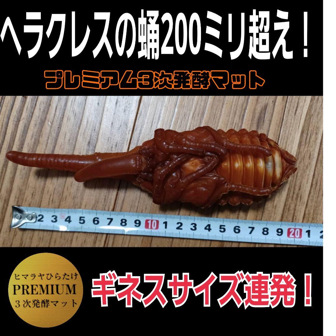 カブトムシ幼虫が巨大化！プレミアム3次発酵マット【200リットル】産卵にも抜群！