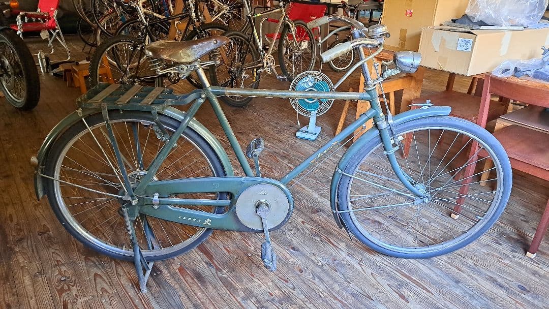 ZEBRAサイクル　ゼブラ自転車　実用車　昭和