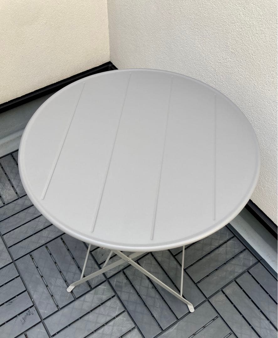 IKEA スンドソー　折りたたみチェア、テーブル　グレー