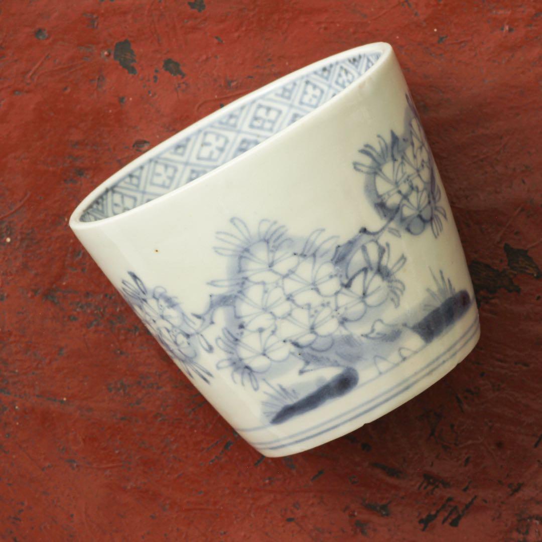 伊万里　古伊万里　江戸　後期　蕎麦猪口　蛇の目