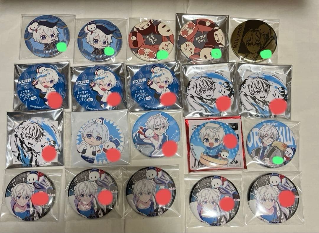 ドズル社　おらふくん　缶バッジ　まとめ売り