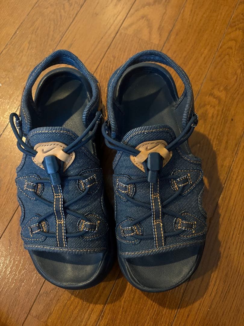 NIKE COCO デニム スポーツサンダル ネイビー