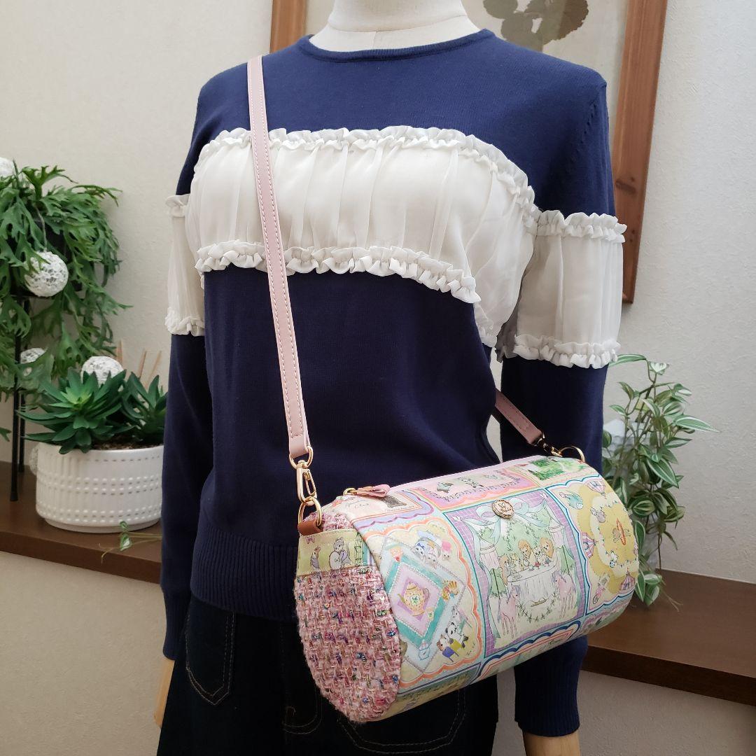 【ピカピカ様ご確認用】ꕤ︎︎ハンドメイド ユキエモン ⚘ドラムロールバッグ