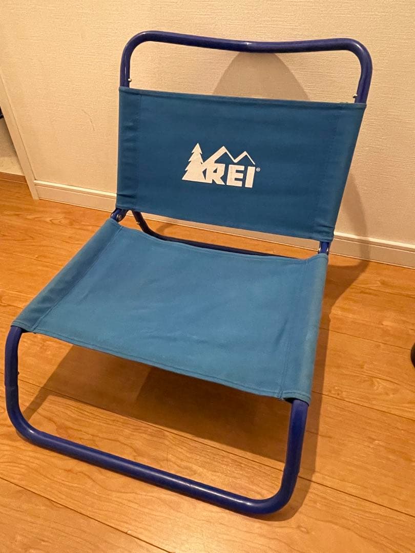 80s REI トラベルチェア ブルー バイヤーオブメイン