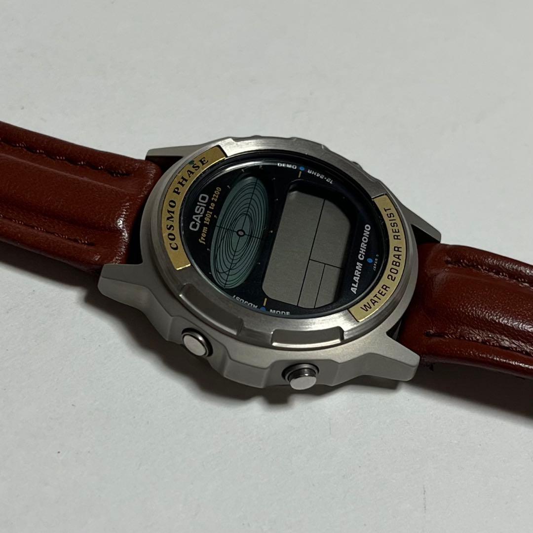 CASIO COSMOPHASE カシオコスモフェイズ　デジタルクオーツ　不動品