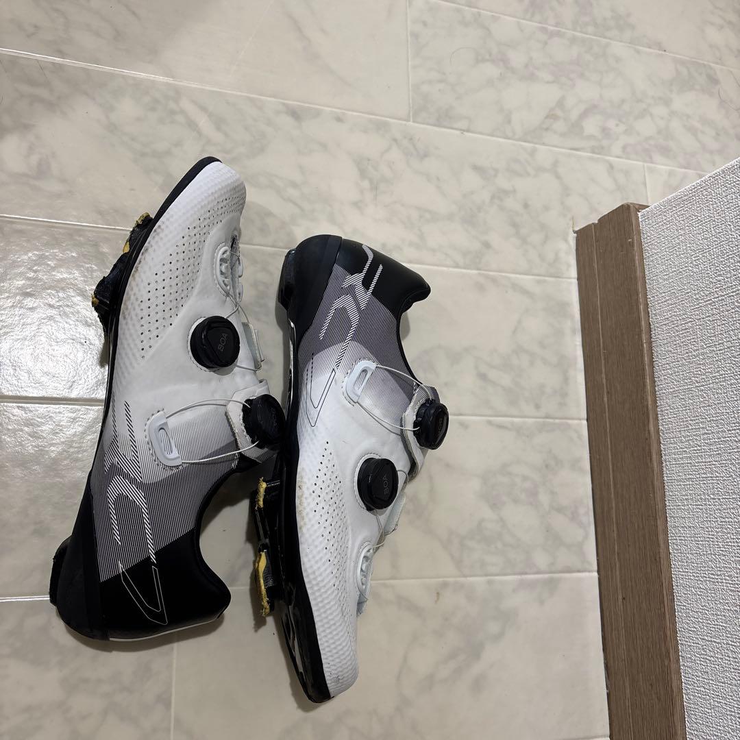 SHIMANO RC7 ロードシューズ 43 ホワイト/ブラック