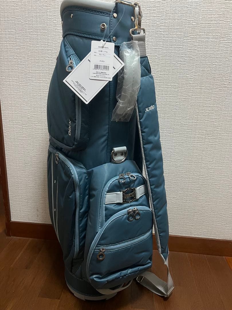 新品　数量限定ゼクシオ キャディバッグ ブルーグレー 8.5型