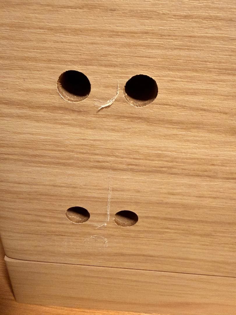 シモンズ ダブルベッド LED付き 引き出し収納 ステーションタイプ ナチュラル