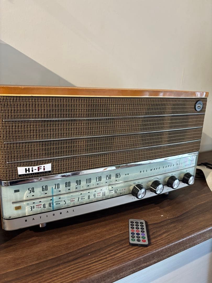 NATIONAL スピーカー　ラジオ　レトロ　Bluetooth対応