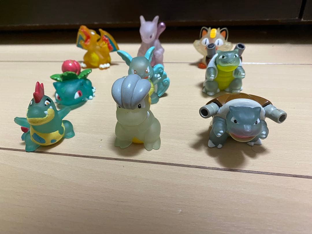 ポケモンキッズ　指人形　クリアver タツベイ　カメックス　アリゲイツ　ポケモン