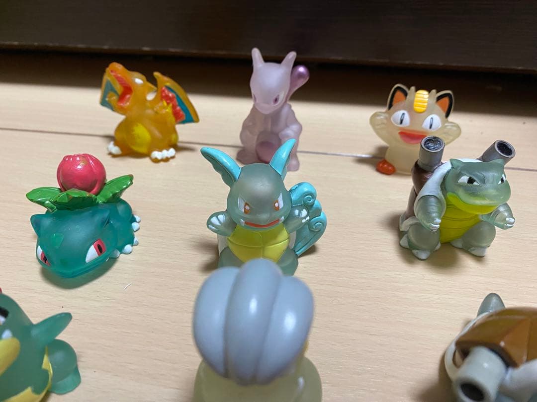 ポケモンキッズ　指人形　クリアver タツベイ　カメックス　アリゲイツ　ポケモン
