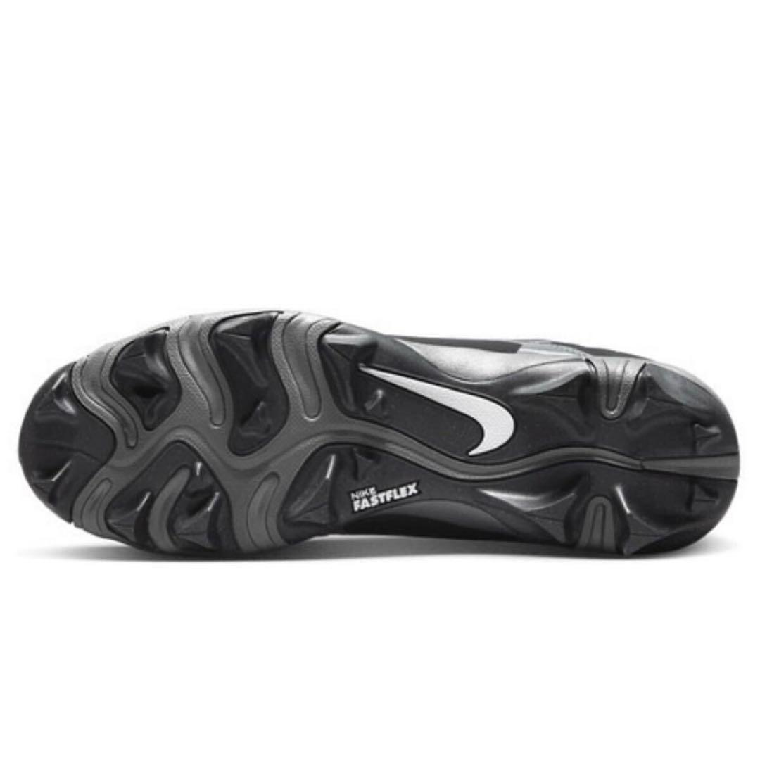 ナイキ 28 アルファメナス シャーク アメフト スパイク シューズ 靴 黒 .