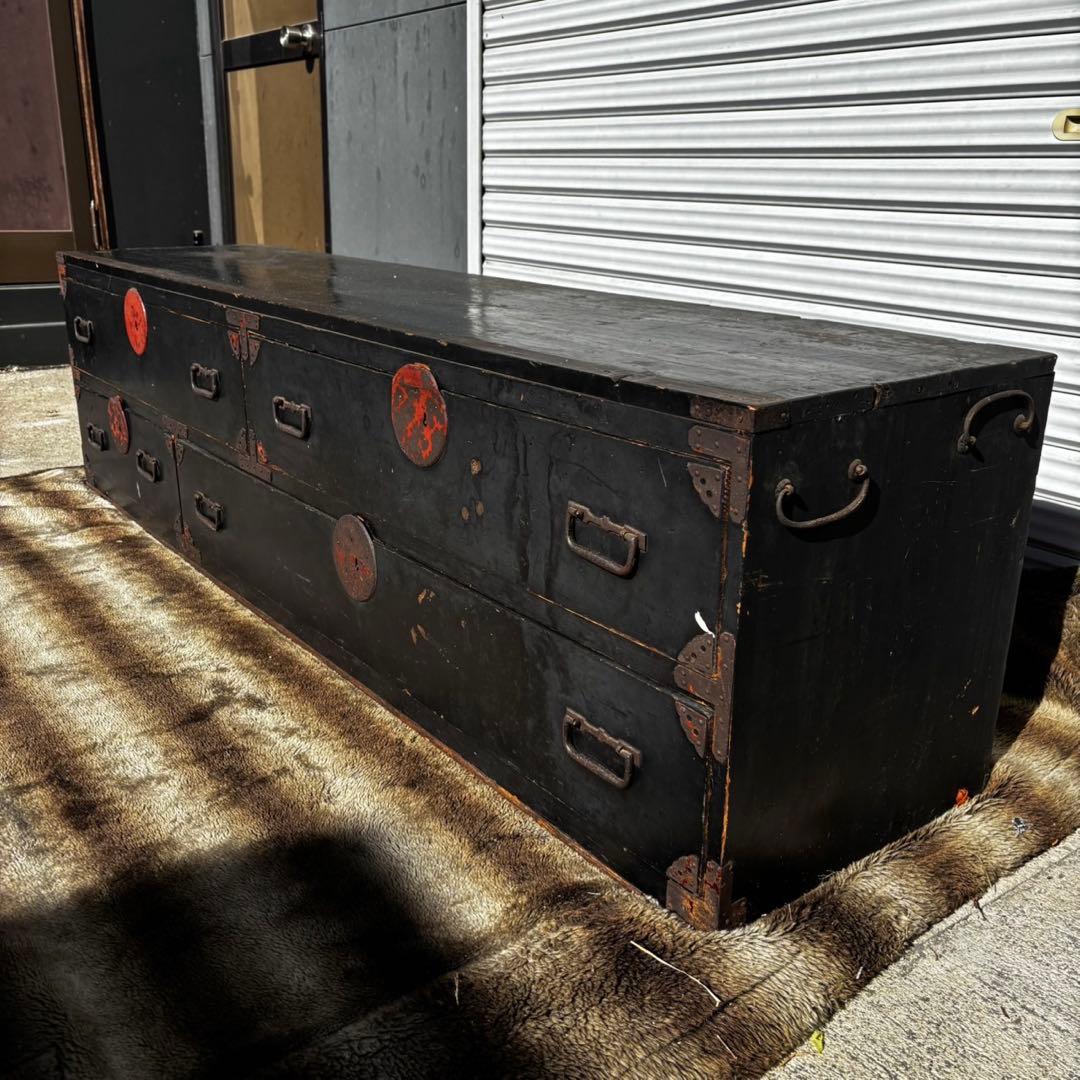 アンティーク家和箪笥 刀箪笥 時代箪笥 古民家家具 時代物 ヴィンテージ家具