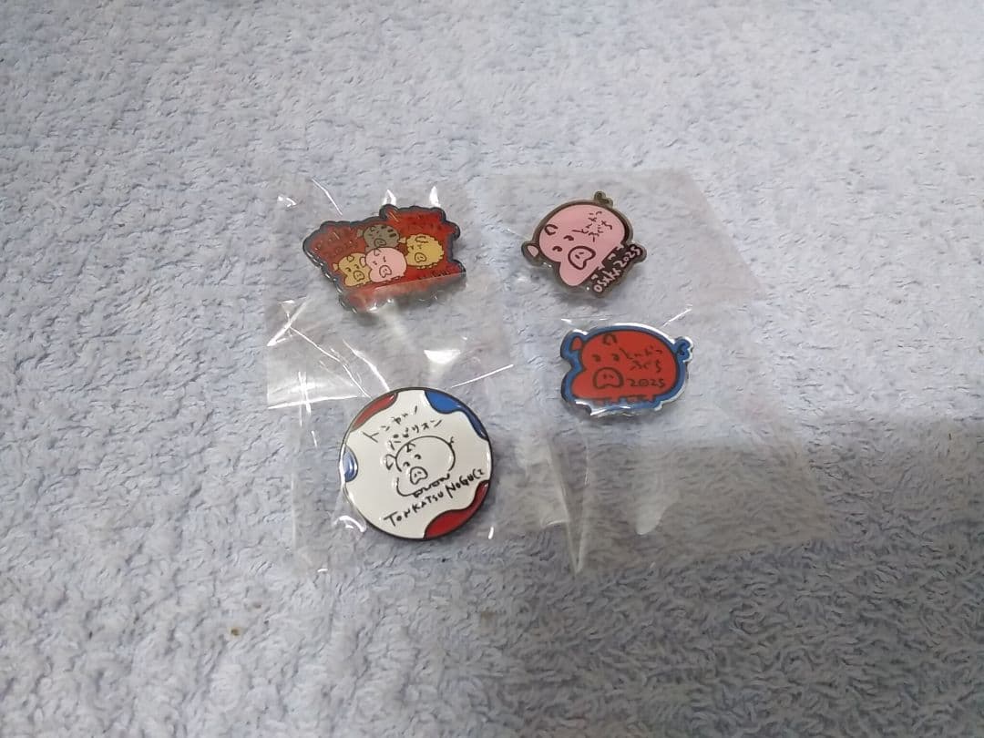 大阪万博 会場限定 ピンバッジ4点セット とんかつ乃ぐち　Expo2025