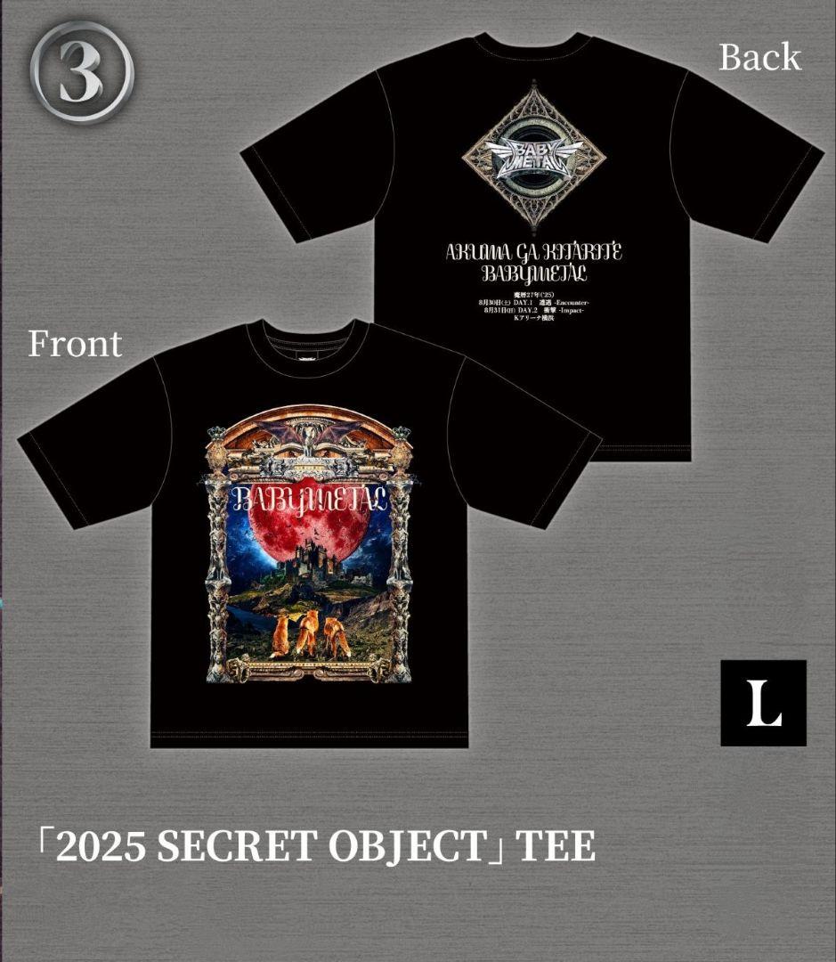 BABYL 「悪魔が来たりてベビメタる」Tシャツ ５種セット Lサイズ